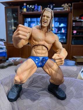 WWE Ring Giants Series 1 Triple H 14-Inch Poseable Action Figure 2005